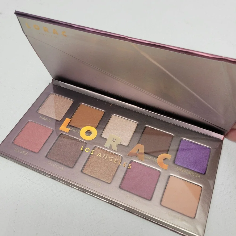 NEW No Box Lorac Unzipped DESERT SUNSET Eyeshadow Palette 10 Shades + Mirror‎